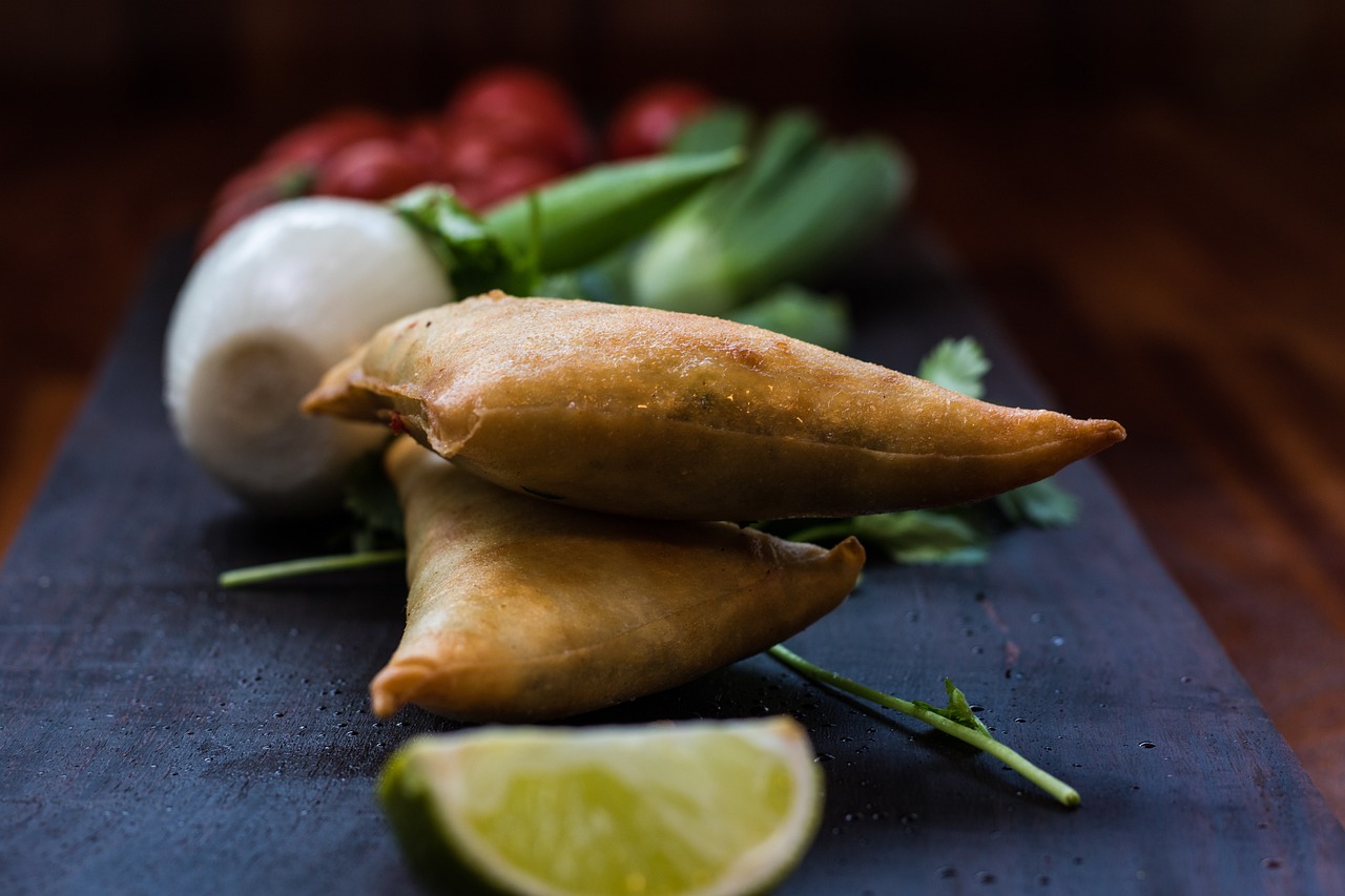 Chicken Filled Samosa